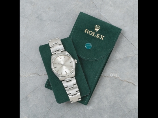 Ролекс (Rolex) AirKing 34 Argento Oyster Silver Lining Dial 5500